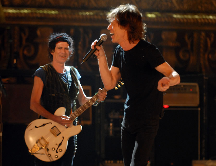 Keith Richards & Mick Jagger in Martin Scorsese film Shine a Light 